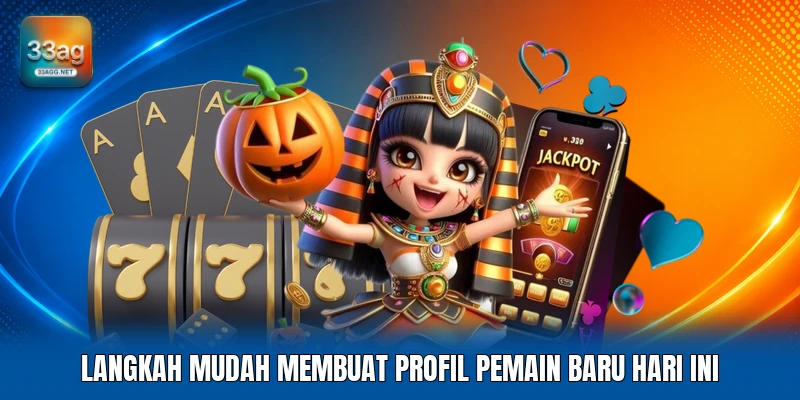 Langkah mudah membuat profil pemain baru hari ini